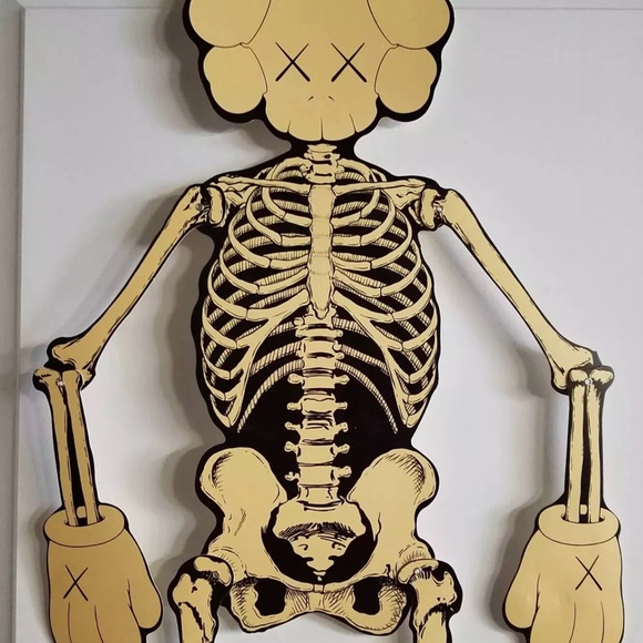 Kaws companion skeleton wall hanging-New - Picture 1 of 4